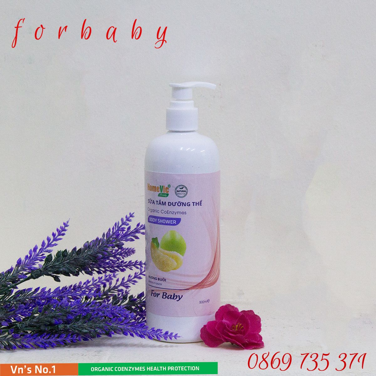 Sữa tắm hương Bưởi for Baby